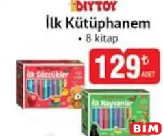 DİYTOY İLK KÜTÜPHANEM 8 KİTAP fiyat ve kampanya bilgisi